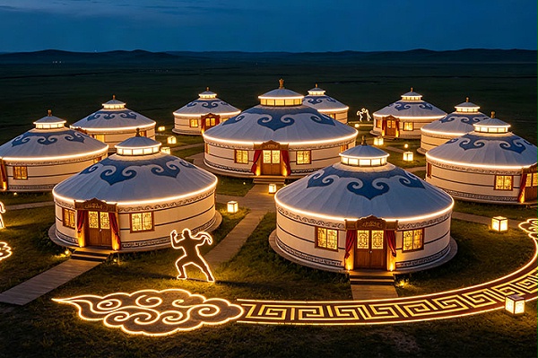 景区灯光亮化留不住回头客？用草原那达慕文化增加互动体验