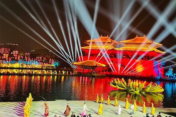 景区夜游古建筑亮化