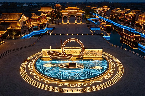 夜景无特色？台儿庄景区灯光亮化深挖运河文化破局