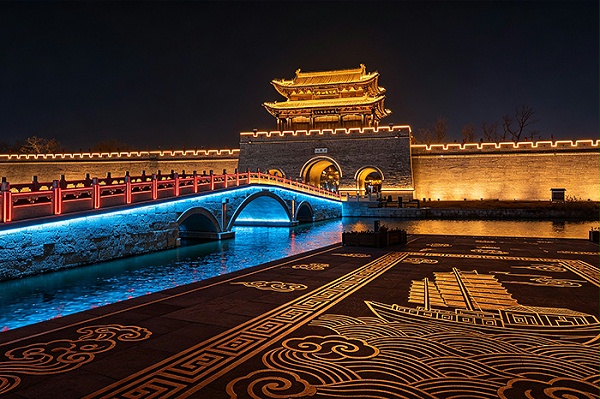 夜景无特色？台儿庄景区灯光亮化深挖运河文化破局