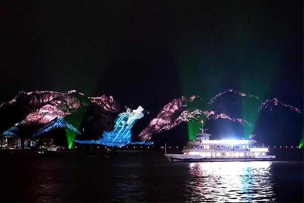 3D山体灯光亮化