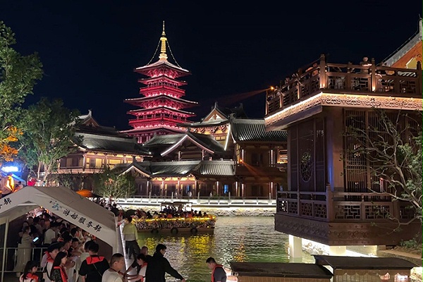 景区古建筑外墙亮化工程