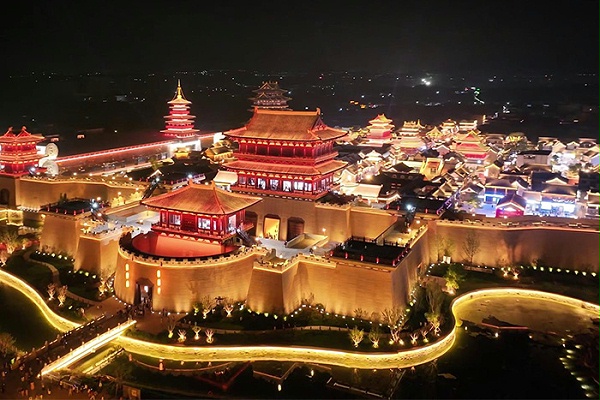 古建筑夜游亮化