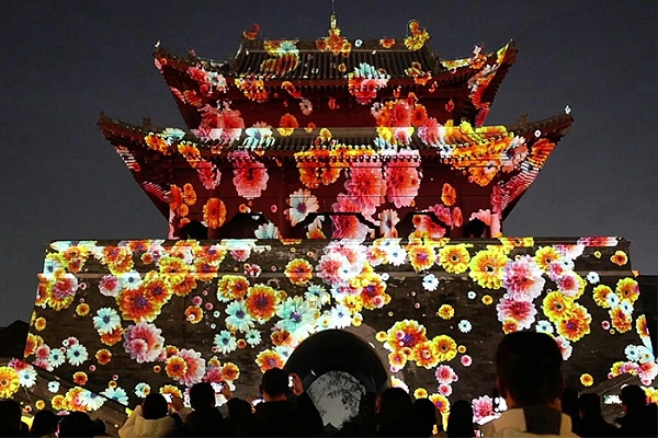 景区古建筑全息投影