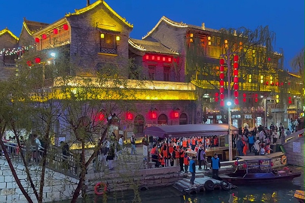 景区古建筑外墙亮化