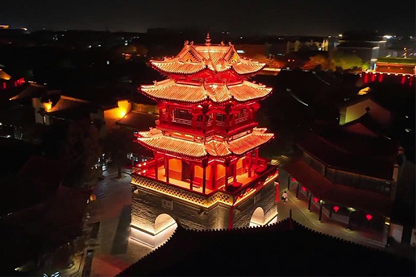 景区古建筑灯光亮化