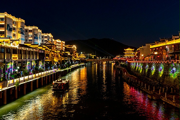 景区河道夜景亮化