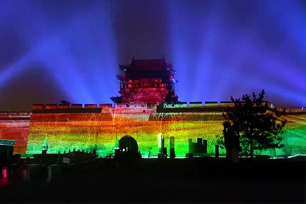 景区古建筑全息投影