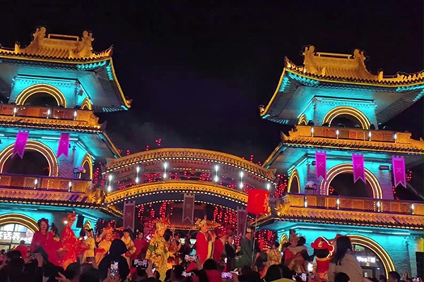 景区古建筑灯光亮化工程