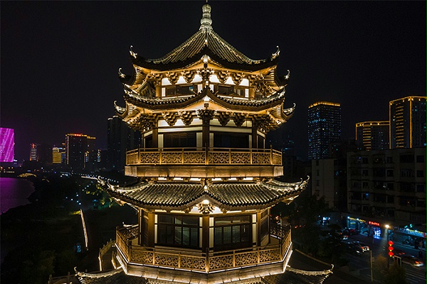 古建筑夜景亮化