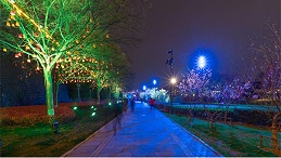 公园夜景灯光亮化如何做才能吸引人？