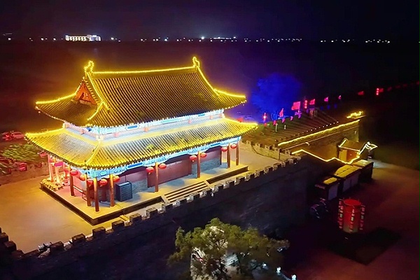景区古建筑外墙亮化