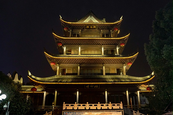 古建筑夜景亮化