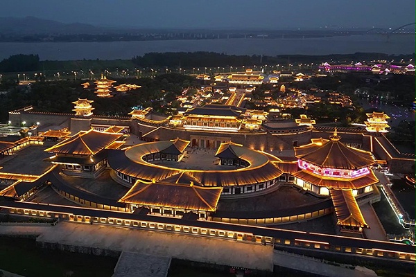 古建筑夜景灯光亮化