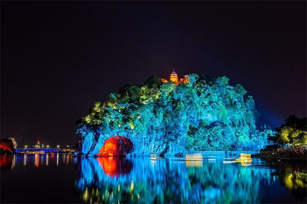 山体工程亮化-烘托城市另一道风景线