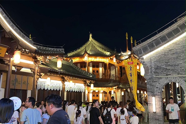 景区古建筑外墙亮化