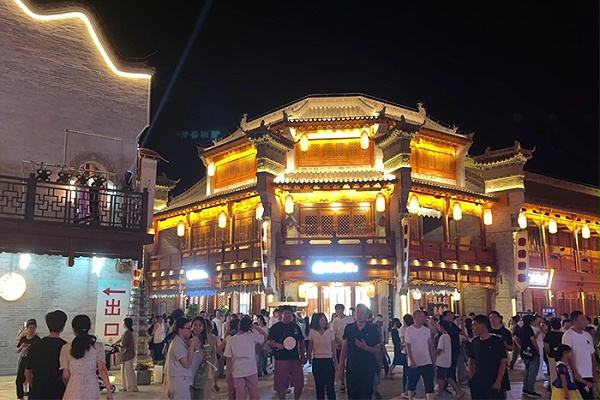 景区古建筑外墙亮化