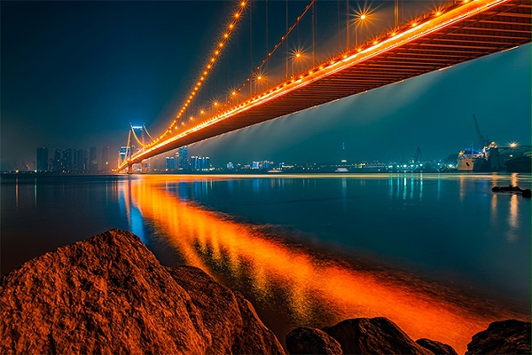 桥梁夜景照明