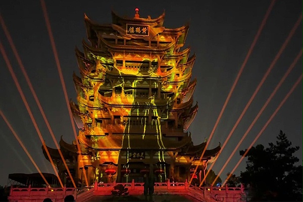 景区古建筑全息投影